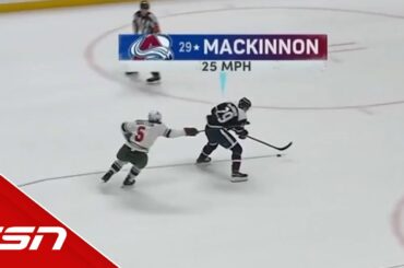 MacKinnon shows INSANE speed on three ridiculous goals