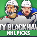 Bet Connor Bedard & Chicago Blackhawks vs St. Louis Blues! NHL Picks & Predictions 4/9 | Line Change