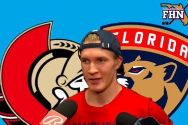Anton Lundell, Panthers Postgame: Florida 2, Ottawa Senators 0