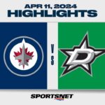 NHL Highlights | Jets vs. Stars - April 11, 2024