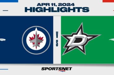 NHL Highlights | Jets vs. Stars - April 11, 2024