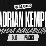 Forward Adrian Kempe | 04.10.24 LA Kings Practice in El Segundo | Media