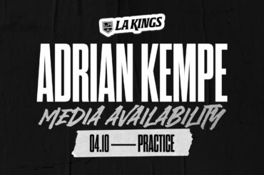Forward Adrian Kempe | 04.10.24 LA Kings Practice in El Segundo | Media