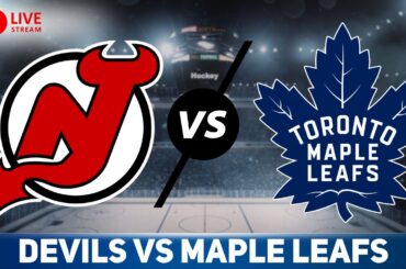New Jersey Devils vs Toronto Maple Leafs LIVE STREAM & PLAY-BY-PLAY | NHL Live stream