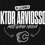 Forward Viktor Arvidsson | 04.11.24 LA Kings Win over Calgary Flames | Postgame Media