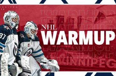 NHL Warmup: Winnipeg Jets Connor Hellebuyck & Laurent Brossoit