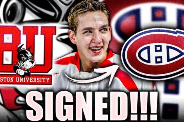 HUGE HABS NEWS: LANE HUTSON OFFICIALLY SIGNS WITH THE MONTREAL CANADIENS