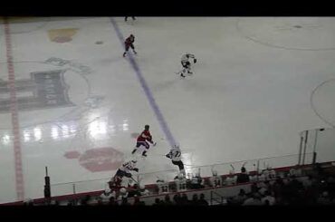 Arnaud Durandeau of Laval Rocket scores his 2nd goal of the game vs. the Springfield Thunderbirds