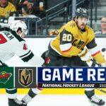 Wild @ Golden Knights 4/12 | NHL Highlights 2024