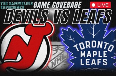 🔵Live: New Jersey Devils vs Toronto Maple Leafs  LIVE Game Audio | Leafs Chat