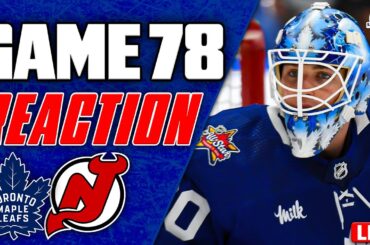 Maple Leafs vs New Jersey Devils LIVE POST GAME | Game 78 REACTION