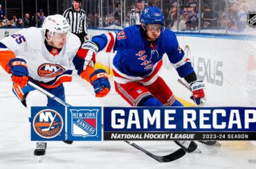 Islanders @ Rangers 4/13 | NHL Highlights 2024