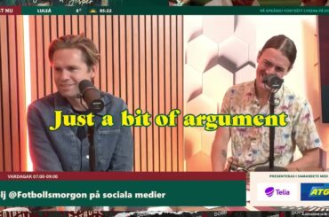 När David Fjäll lämnade studion - Jesper och Robin blev för mycket