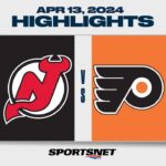 NHL Highlights | Devils vs. Flyers - April 13, 2024