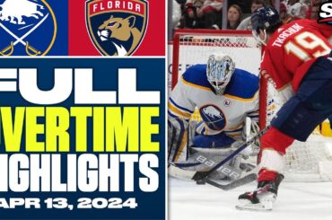 Buffalo Sabres at Florida Panthers | FULL Overtime Highlights - April 13, 2024