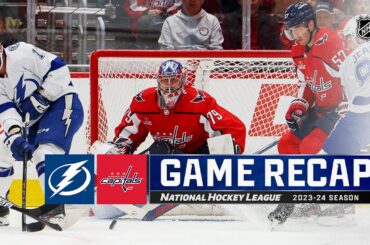 Lightning @ Capitals 4/13 | NHL Highlights 2024