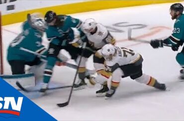 William Karlsson Tips Shot, Then Taps In Own Rebound By Martin Jones