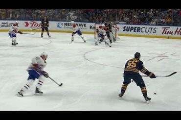 Ristolainen gets one past Price to open the scoring for Sabres