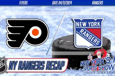 New York Rangers lose 4-1 to previously free-falling Philadelphia Flyers