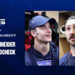NYR vs NYI: Braden Schneider and Vincent Trocheck Postgame Availability | April 13, 2024