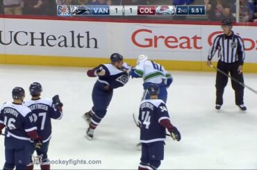 Joseph LaBate vs Cody McLeod Nov 26, 2016