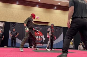 Oscar Guzman vs Xavier Ouellet Men's Middleweight Sparring - Ocean State Grand Nationals 2024