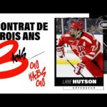 BREAKING NEWS: Lane Hutson signs with the Montreal Canadiens!