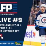 Winnipeg Jets Rout Avalanche 7-0 + Shutout Stars 3-0 + First Round Matchup Set | LFP Live #9