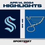 NHL Highlights | Kraken vs. Blues - April 14, 2024