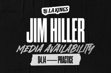 Head Coach Jim Hiller | 04.14.24 LA Kings Practice in El Segundo | Media