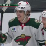 Liam Öhgrens första mål i NHL | Minnesota Wild @ San Jose Sharks | Färjestad BK | 2024-04-14