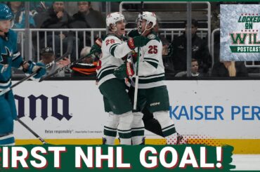 Locked on Wild POSTCAST: Liam Ohgren Scores First NHL Goal as Wild Beat Sharks 6-2!