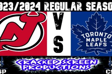 LIVE NHL Play By Play Commentary New Jersey Devils  @ Toronto Maple Leafs