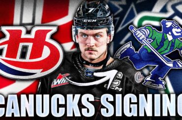 CANUCKS GET A HEART & SOUL PROSPECT: JOE ARNTSEN CONTRACT SIGNING