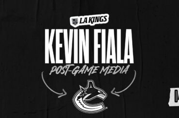 Forward Kevin Fiala | 04.06.24 LA Kings Win over Vancouver Canucks | Postgame Media