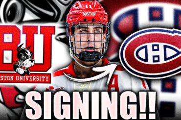 HUGE HABS NEWS: LUKE TUCH SIGNING WITH THE MONTREAL CANADIENS (Top Prospects Update)