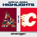 NHL Highlights | Coyotes vs. Flames - April 15, 2024