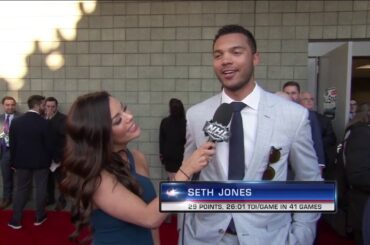 Seth Jones Red Carpet Interview (2019 All-Star Skills Competition)