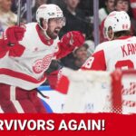 Red Wings survive again thanks to Dylan Larkin's OT winner!