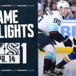 Seattle Kraken at St. Louis Blues | 04/14 Game Highlights