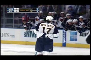 Ilya Kovalchuk Nice Shootout Goal Against Rangers (December,14,2009)