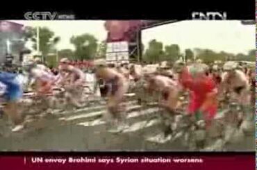 Cycling, Michael Rasmussen leads the Tour of China