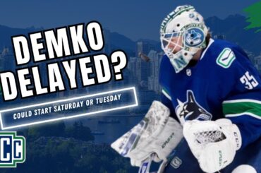 NEW LINES AT CANUCKS PRACTICE, DEMKO RETURN DELAYED?