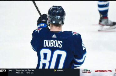 Pierre-Luc Dubois Discusses Changing His Jersey Number to Honour Matīss Kivlenieks (Nov. 5, 2021)