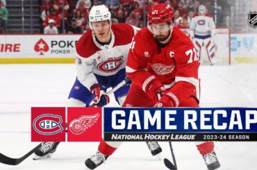 Canadiens @ Red Wings 4/15 | NHL Highlights 2024