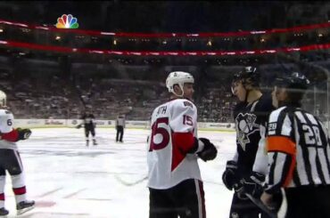 Robin Lehner robs Jarome Iginla May 17 2013 Ottawa Senators vs Pittsburgh Penguins NHL Hockey