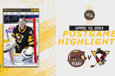 POSTGAME HIGHLIGHTS:  April 13, 2024