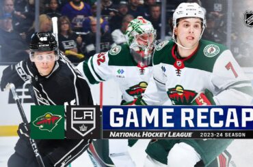 Wild @ Kings 4/15 | NHL Highlights 2024