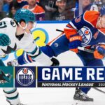 Sharks @ Oilers 4/15 | NHL Highlights 2024