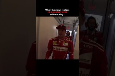 Kimi Raikkonen sent Max Verstappen off the podium in Formula 1